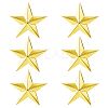 6Pcs Star Alloy Lapel Pin Backs for Backpack Clothes JEWB-FH0003-07A-1