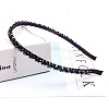 Elegant Glass Beaded Hair Bands OHAR-PW0007-29B-1