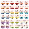 Olycraft 36Pcs 9 Colors Handmade Porcelain Beads PORC-OC0001-04-1