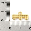 Rack Plating Brass Micro Pave Clear Cubic Zirconia Rectangle Chandelier Component Links KKB-L215-037G-3