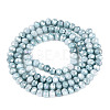 Anti-Tarnish Electroplate Rondelle Glass Beads Strands EGLA-T021-3mm-17-03-2