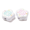 Printed Opaque Acrylic Beads AC-CBA46F7-04-2