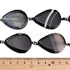 Natural Banded Agate/Striped Agate Beads Strands GG-CBAE0EB-01A-02-5