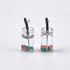 Glass Bottle Pendants LS-CRES-N017-06C-2