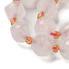 Natural Rose Quartz Beads Strands G-K387-A08-02-3