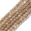 Synthetic Moonstone Beads Strands G-E573-01A-07-1