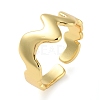 Brass Open Cuff Rings RJEW-K266-11G-1