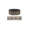 10 Yards Organza Embroidery Flower Ribbons with Paillettes SRIB-WH0011-202A-9