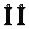 304 Stainless Steel Alphabet Charms STAS-H122-I-EB-1