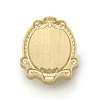 3D Embossed Photo Frame Brass Wax Seal Stamp Head AJEW-H138-01F-2