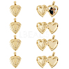 SUPERFINDINGS Brass Locket Pendants KK-FH0004-90-1