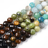 Natural & Synthetic Mixed Gemstone Beads Strands G-D080-A01-01-05-4