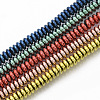 Electroplated Non-magnetic Synthetic Hematite Beads Strands G-S365-012A-1