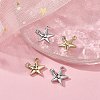 4Pcs 2 Colors Rack Plating Alloy Rhinestone Pendants FIND-YW0003-59-5