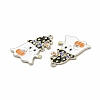 Rack Plating Alloy Enamel Pendants FIND-G054-14P-02-2