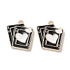 Alloy Enamel Pendants ENAM-O001-11M-G-1
