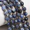 Natural Dumortierite Beads Strands GG-CBA4A3B-A07-1