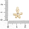 Brass Micro Pave Cubic Zirconia Pendants ZIRC-P122-03A-G-3