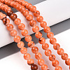 Natural Persian Jade Beads Strands G-A255-A02-01J-1