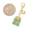Christmas Gift Handmade Glass Seed Beads Pendant Decoraitons HJEW-MZ00350-02-3