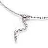 Tarnish Resistant 304 Stainless Steel Pendant Necklaces STAS-I099-16-P-4