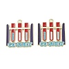 Alloy Enamel Pendants ENAM-L055-01F-01-1