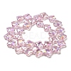 Electroplate Glass Beads Strands EGLA-P053-03A-AB01-2