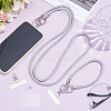 2Sets 2 Styles Alloy Mobile Phone Straps AJEW-NB0009-04B-4