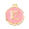 Golden Plated Alloy Enamel Charms ENAM-Q437-14E-1