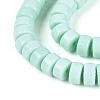 Opaque Solid Color Glass Beads Strands LS-GLAA-N026-3x6mm-14-3