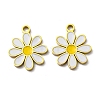 304 Stainless Steel Enamel Charms STAS-L022-016G-1