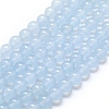 Natural Malaysia Jade Beads Strands G-L645-C01-6mm-01-1