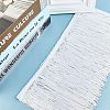 Polyester Tassel Fringe Trimming FIND-WH0043-60C-5