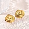 304 Stainless Steel Stud Earrings SA-CBA46AF-06G-02-2