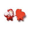 Christmas Opaque Resin Cabochons RESI-K019-28-2