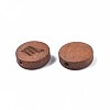 Laser Engraved Wood Beads WOOD-S053-53A-3