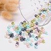 Pastel Mix Pearlized Glass Pearl Beads HY-X006-6mm-12-3