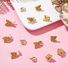 20Pcs 2 Style Rack Plating Brass S Hook Clasps KK-FH0003-91-4