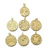 Brass Pendants KK-C090-41G-1