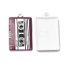 Spray Painted Alloy Pendants PALLOY-D016-06C-1
