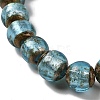 Handmade Gold Sand Lampwork Beads Strands LAMP-P062-01E-4