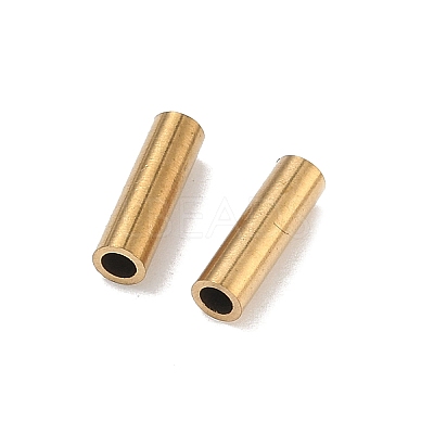 Ion Plating(IP) 304 Stainless Steel Tube Beads STAS-L216-23G-G-1