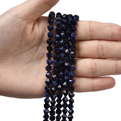 Natural Sodalitee Beads Strands G-Z119-A35-01-1