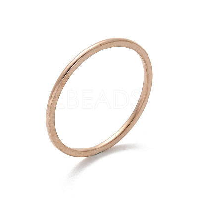 304 Stainless Steel Plain Band Rings STAS-I160-F03-KCG-1