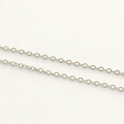 Tarnish Resistant 304 Stainless Steel Cable Chains CHS-Q001-10-1