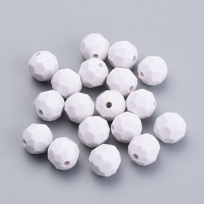 Opaque Acrylic Beads SACR-S300-05J-01-1