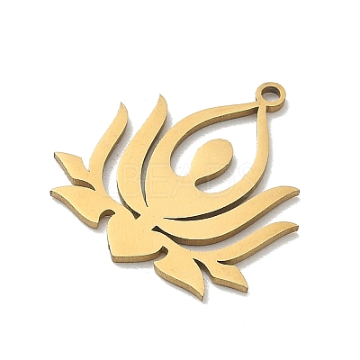 Yoga 201 Stainless Steel Pendants STAS-B136-14G-1