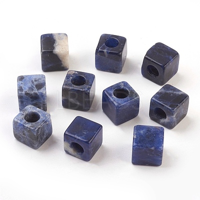 Natural Sodalite European Beads G-F580-B02-1