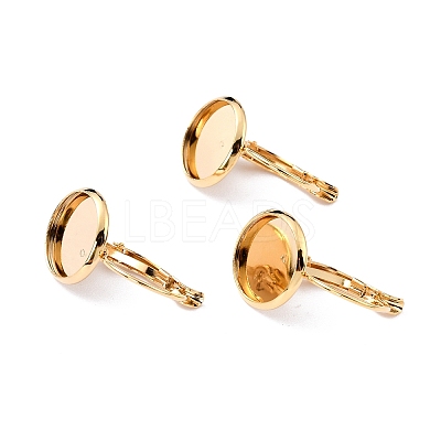 304 Stainless Steel Leverback Earring Settings X-STAS-F191-03G-14mm-1