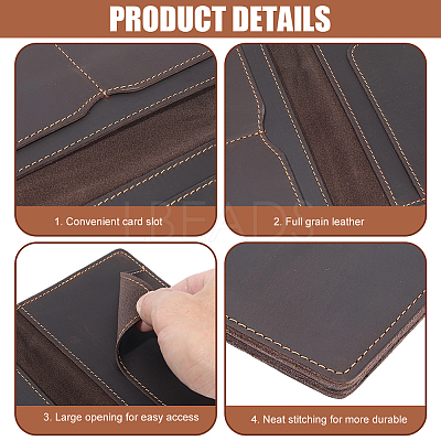 Cowhide Passport Protector Covers OFST-WH20007-024C-1